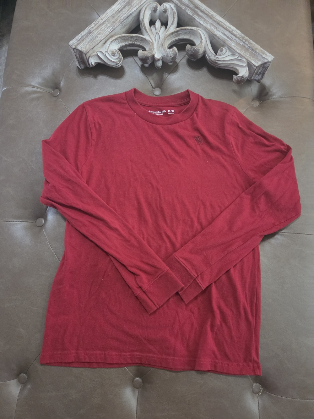 Abercrombie & Fitch Boys Long Sleeve Crewneck Tee